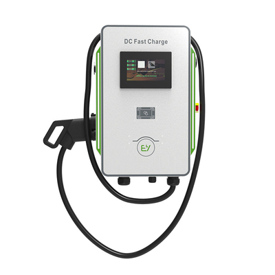 DC Wallbox Şarj cihazı 30kW 40kW Arabalar CCS 40A Hızlı EV Şarj cihazı 600V Şebeke frekansı 50Hz