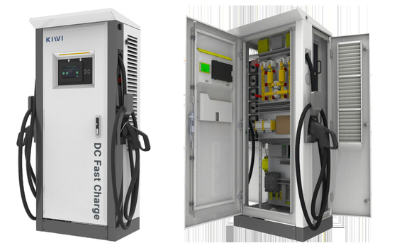 150kW elektrikli ticari EV şarj istasyonu DC EV şarj yığını CCS2 Type2 Ocpp1.6