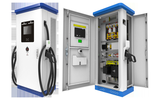 DC 240kW DC Hızlı Şarj Port İstasyonu Yığın CCS2 7in Dokunmatik Ekran FRID IP54