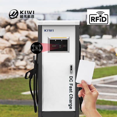 CCS Tip 2 CHAdeMO Arayüzü ile Açık Açık Kamu EV Şarj İstasyonu