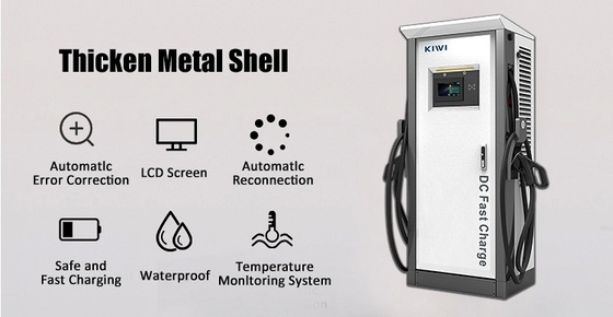 Oteller Daireler 3 Fazlı Ev Şarj cihazı Çift Akıllı DC Hızlı Elektrikli Araba 150-1000V