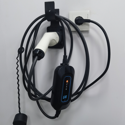 3.5KW 7KW 11KW AC Plug Şarj EV Ev Seviye 1 2 Ev Şarjör Ev Mobil Araba