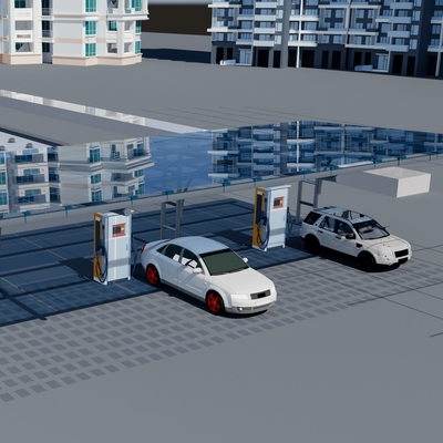 Elektrikli Arabalar için 150V 1000V Hızlı Şarj İstasyonları Ev