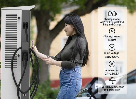 Ev Dc Hızlı Şarj İstasyonu 200V-1000V AC380V 50/60Hz
