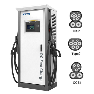 Çıkış Voltajı DC 200V-1000V 60KW 120KW CCS2 Chademo Type2 EV EV için DC Şarj Yığınları