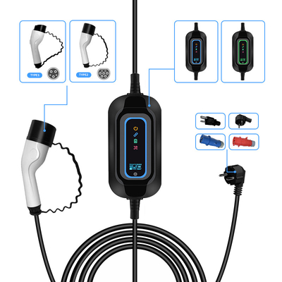 3.5KW Type 2 EV Plug IP67 Alışveriş Merkezi Otoparkında Tesla Model 3 için Onboard Şarj Aracı