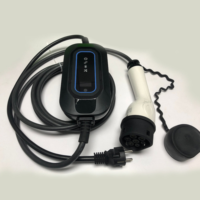 Tesla Araç Aygıtı Tip 2 Plug In Sae J1772 Type1 16a 220v EV taşınabilir şarj cihazı 5m Kablo