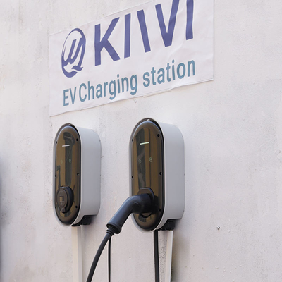 7kw Dinamik Yük Tip 2 Elektrikli Araba AC EV Şarj cihazı Ev için Duvar Montajlı Montaj