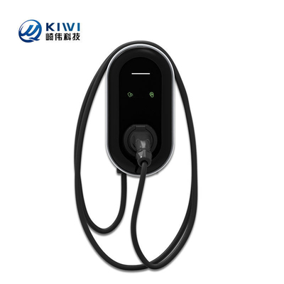 7kw Dinamik Yük Tip 2 Elektrikli Araba AC EV Şarj cihazı Ev için Duvar Montajlı Montaj