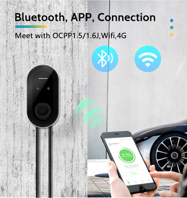 220Vac /-10% Çıkış Voltajı 7kw Type2 Wallbox 32A Carica e Gioca Ev için EV şarj cihazı