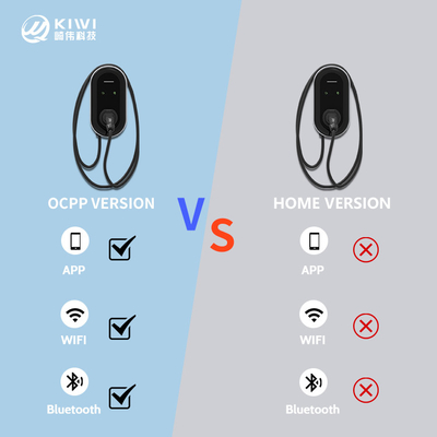 KIWI Universal Car EV Charger 7kw Tip 2 VW id4 id6 için Duvar Montajlı Şarj İstasyonu