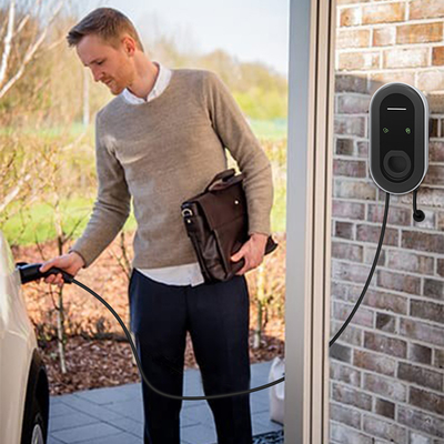 11KW/7KW Wallbox EV şarj istasyonu yalıtım algılama AC- ve PE impedansı ile