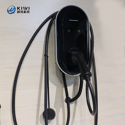 OCPP 1.6J/1.5J Ağı için Kiwi 7KW Akıllı Duvar Montajı Seviye 2 EV Elektrikli Araba Şarj cihazı