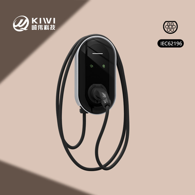 Ev Elektrikli AC Şarj Yığınları için IP55 Seviye 4.3 Inch LCD EV Şarj İstasyonu