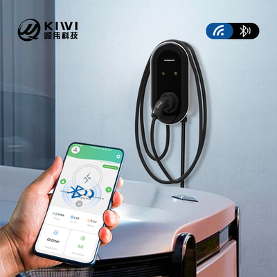 Bağlantı sıcaklık algılama ve yalıtım algılama ile 14kw EV şarj duvar kutusu