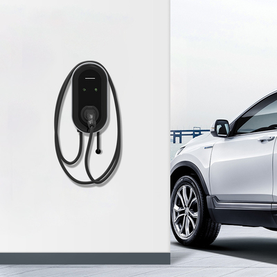 Eğlence Parkı'ndaki Tesla için RCD Sızıntı Koruması IP54 5KW 22KW AC EV Şarj Yığını