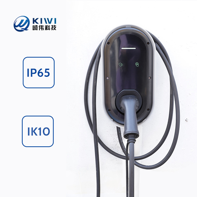 11kw Wifi DC LCD Ekranı Hızlı ve Konforlu Şarj için CCS2 Araba EV Duvar Kutusu Şarj Aracı
