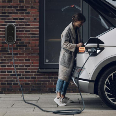 VW Elektrikli Otobüs için 11kw Elektrikli Ev Şarj Stasyonu Tip 2 3 Faz 16A AC Şarj İstasyonu