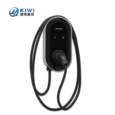 RFID Başlatıcı Kiwi Occp1.6 Tip 2 22kw Hızlı AC EV Şarj Yığınları 7kw/11kw Şarj için