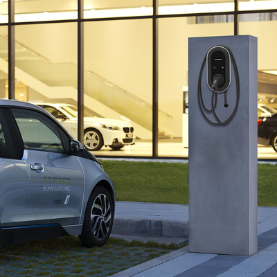 380v Giriş Voltajı ve Kablo Tipi 1 2 için Duvar Montajlı/Sütun KIWI 22KW Hızlı EV Şarj Aygıtı