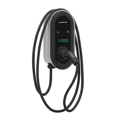 Ev Tip 2 fişli ve duvar monteli 7kw Elektrikli Araç Seviye 2 şarj cihazı