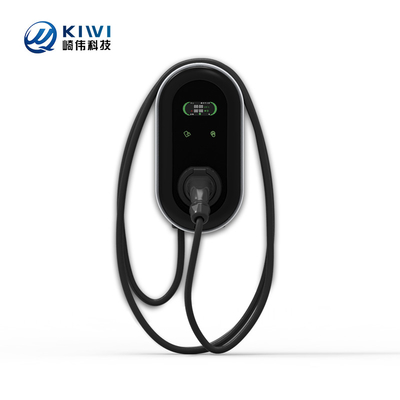 KIWI LCD Mini Opcc 220V Tip 2 Şarj İstasyonu Elektrikli Arabalar İçin 7kW CCS EV Şarj Aygıtı