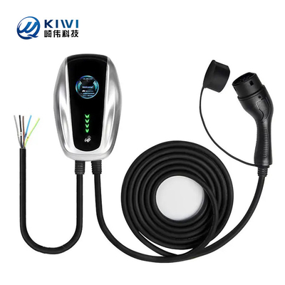 Kiwi Mini Ocpp 7kw Duvar Kutusu ile 50Hz±10Hz Şebeke Frekansı Tip 2 EV Şarj İstasyonu