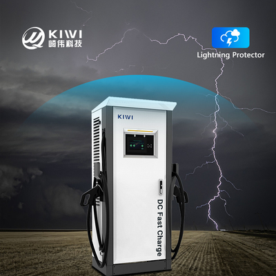 Yerde duran 120KW DC çıkış akımı CCS 1 2 Ocpp1 ile hızlı elektrikli araba şarj cihazı.6