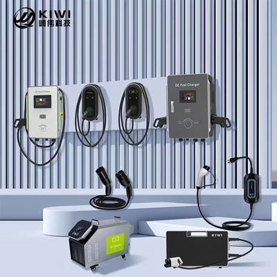 5m Plug Wire 22KW Type2 EV şarj cihazı Elektrikli arabalar için duvarlı şarj istasyonu