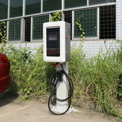 Dış 4G Akıllı APP 20kW 30kW 40kW 3. Seviye Duvar Montajlı DC Ticari CCS1 CCS2 GB/T EV Şarj İstasyonu