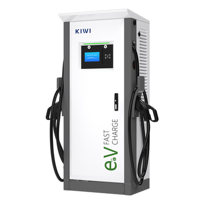 Oteller Daireler CCS1 CCS2 GB/T CHAdeMO Arabirimi Standartı ile Çift Fazlı Akıllı DC Hızlı EV Şarj Aygıtı