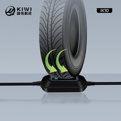 3.5KW Seviye 2 Taşınabilir EV Şarj İstasyonu Tip 2 IEC 62196 Düzenlenebilir 8-32A Akım AC Sızıntı Tipi B RCD 30mA Ev için 6mA